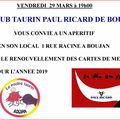 BOUJAN sur LIBRON - CTPR le Poulpe