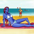 Mystique à la plage!