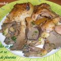 Cailles au jus