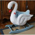 Cygne vintage à bascule ou roulettes : prix en baisse !