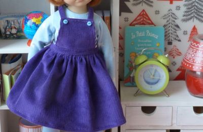 Marianne,un hiver en bleu et violet