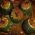 COURGETTES RONDES FARCIES