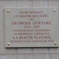 Georges Guétary. Une plaque commémorative