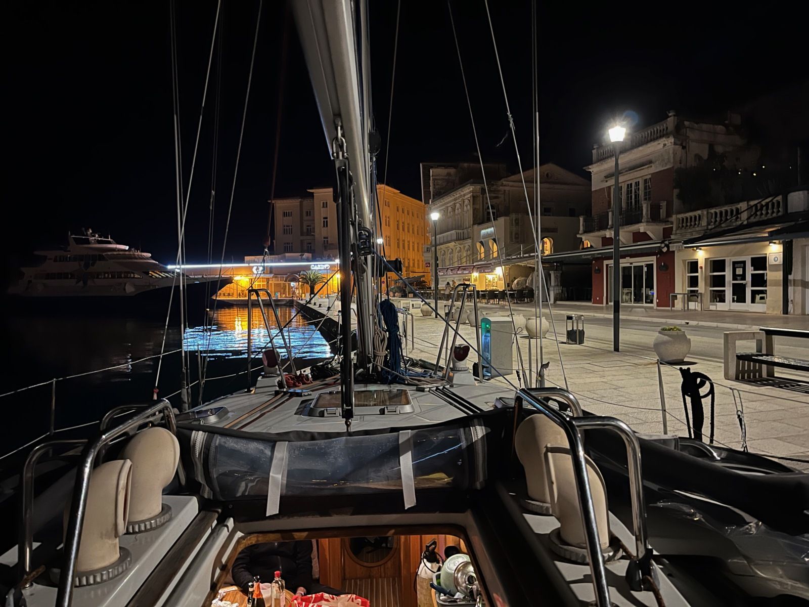 Arrivée à Porec, 21h14 lundi 12 février 2024