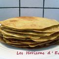  Crêpes de Fèves et Pois Cassés,Truite Fumée,Cantal,Coriandre 