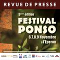 Revue de presse Ponso 2014