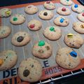 Cookies au m&m's