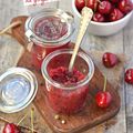 Chutney de cerises au gingembre #vegan 