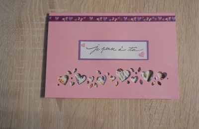 Une petite carte de soutien pour Babeth