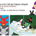 Exposition au Lina's Café des Galeries Lafayettes