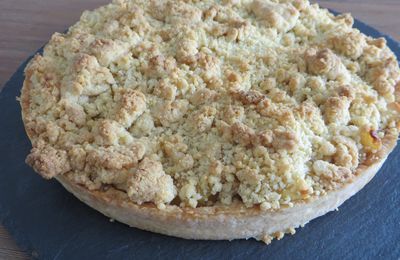 Tarte aux pommes streusel