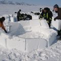 Cours de survie, comment construire un Igloo