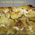 Gratin de pommes de terre au confit d'oignons, sans gluten 