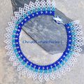 Bijoux en perles, dentelle de perles, netting, collier Beads Magic