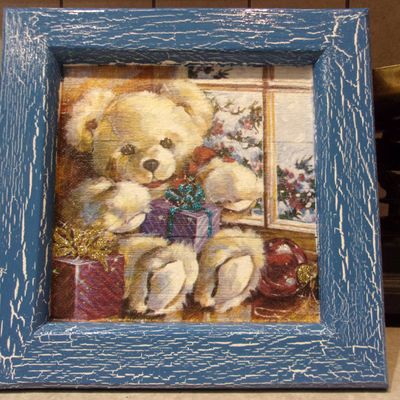 TABLEAUX SERVIETTES PAPIER EN RELIEF 