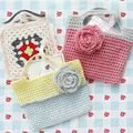 Petits sacs en crochet pour sachets parfumés