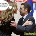 Nicolas Sarkozy et Céline dion