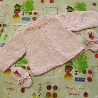 veste au coton + chaussons