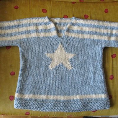 Oh une étoile sur pull