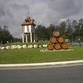 Rond-point à Buzet