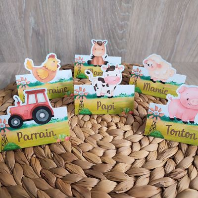 Marque place thème de la ferme