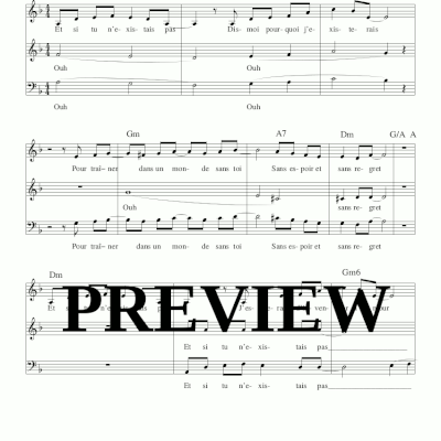 Dassin (Joe), Et si tu n'existais pas