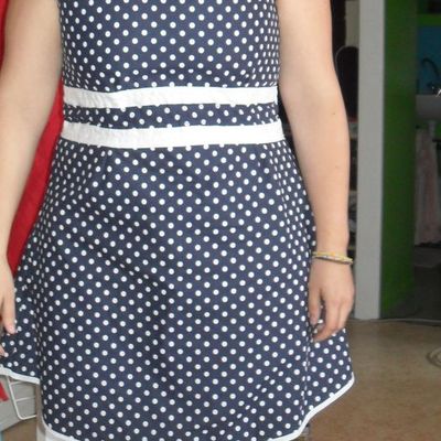 Robe tunique à pois car j'aime les pois!!