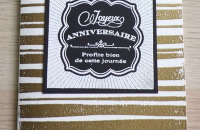 Carte anniversaire