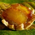 Tartelettes à la confiture de chataignes et aux pommes caramélisées