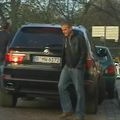 D'autres photos de George Clooney sur le tournage à Merseburg