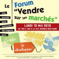 LE FORUM VENDRE SUR LES MARCHES