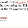 Rumeurs: Kristen en couv' du Vogue US