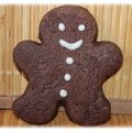 Bonhomme de Noël au chocolat