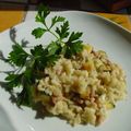 Risotto courgettes gorgonzola