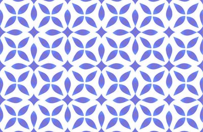 Déco de table bleue