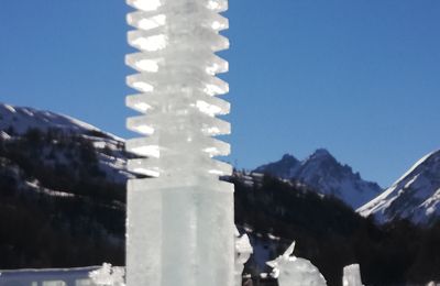 Concours de sculptures sur glace et neige, Valloire, janvier 2022