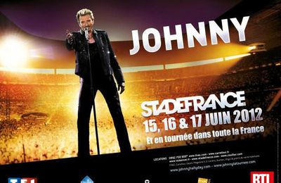 Pascal Obispo sur la scène du stade de France avec Johnny Hallyday !
