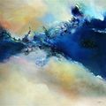 Hommage à ZAO WOU-KI : une nouvelle huile sur toile (Tribute to ZAO WOU-KI : a new oil on canvas)