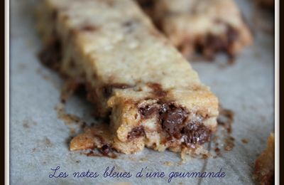 Shortbreads aux pépites de chocolat