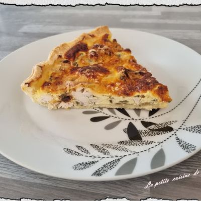 Tarte  poulet  moutarde 