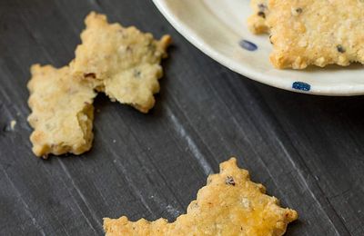 Biscuits apéritif chèvre - noisettes