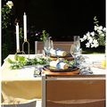 Ma table: Bleu et romance.....