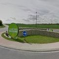 Rond-point à Saint-Parres-aux-Tertres