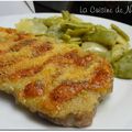 Côte de Porc (moelleuse) gratinée au Comté