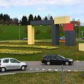 Rond-point à La Chaux-de-Fonds (Suisse)