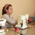 Création d'Egyptien en couture