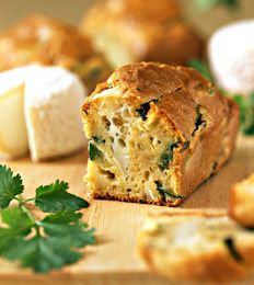 Cake au chèvre et à la courgette