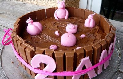 Gâteau “La marre aux cochons” version Nutella®