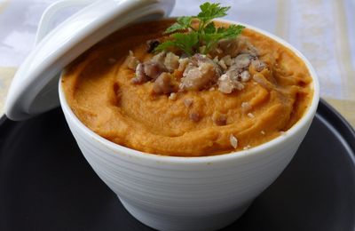 Purée de patate douce à la châtaigne