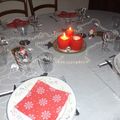 Table du réveillon de Noël